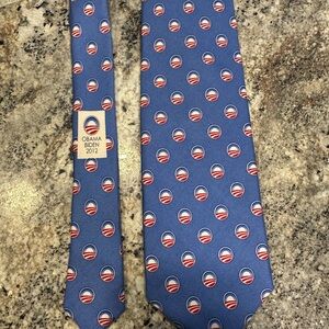 VINEYARD VINES Obama/Biden 2012 Custom Collection Tie 100% Silk Handmade USA